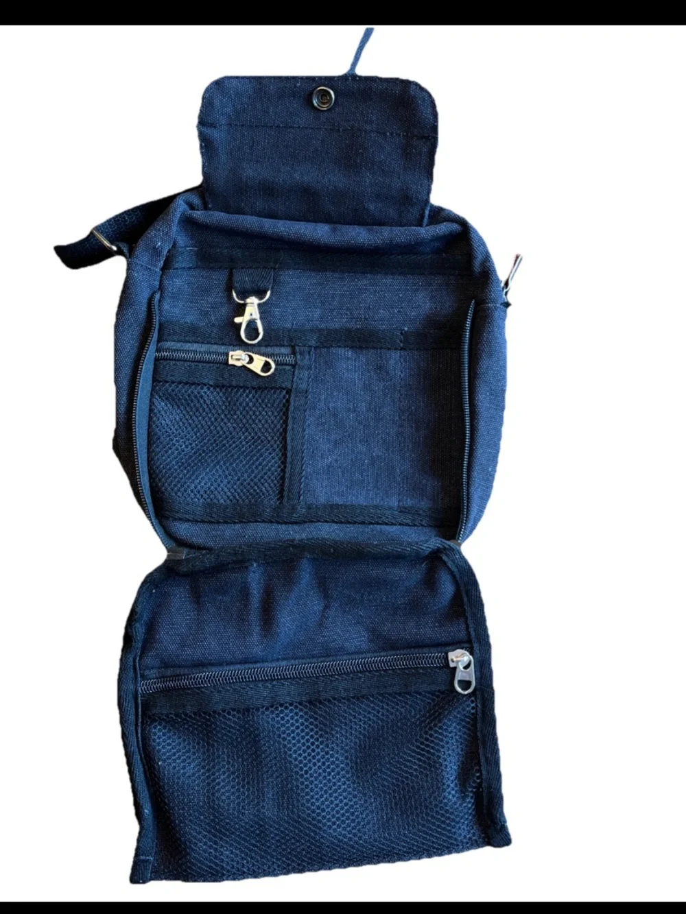 Harwish Unisex Adjustable Shoulder Strap Zip Gray Crossbody bag